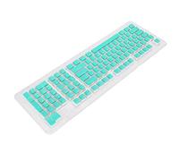 Capuchons de clavier haute durabilité FOS Step pour 87 claviers pour 108 claviers (cyanblanc)