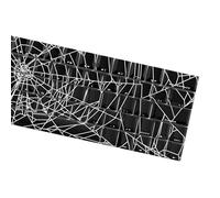 Capuchons de clavier Spiderweb avec impression latérale, 64 keys | Légendes imprimées sur le côté, touches noires avec Web blanche, rétroéclairage visible à travers le