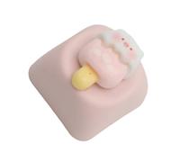 Capuchons de clés en résine faits à la main Cadeau pour les amateurs de claviers PC Pour la plupart des commutateurs de clavier mécaniques Cartoon Esc Keycaps Résine faite à la main Art unique de porc