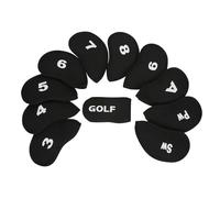 Capuchons de club de - 10 housses de club de avec étiquette brodée - Couvre-club de Driver - Accessoires de pour hommes - Protégez vos clubs avec style