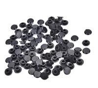 Capuchons de couvercle de vis à charnière, 60 pièces, noir, douille hexagonale, boulon Allen, protecteur d'écrou
