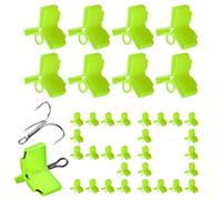 Capuchons de crochet pour appâts de pêche - Housse de protection fluorescente pour crochet de pêche | Housse de support de sécurité pour hameçons de pêche | Capuchon de sécurité pour hameçons triples