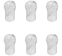 Capuchons de filtres de gouttières extensibles en aluminium, 6 pièces, protections de drainage générales, couvercle en maillage, pour usage commercial résidentiel, bouchons de filtres de gouttières