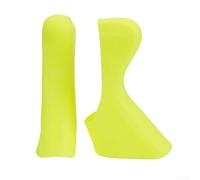 Capuchons de frein pour levier de frein de vélo de route - Pour vélo de route ST RS685 - Capot de frein en silicone - Couvre-levier de frein antidérapant (jaune)
