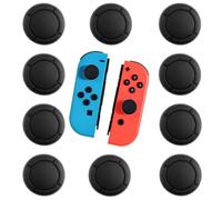 Capuchons de Joystick de Rechange,10 PCS Capuchons de Joystick en Silicone Capuchons de Joystick Capuchons Protection de Joystick pour Manette Switchs Switch Lite et Switch OLED