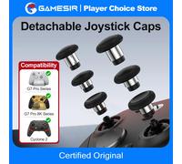 Capuchons de joystick GameSir pour manette G7 Pro Super Nova - 3 paires de capuchons personnalisés avec anneau en acier lisse pour une expérience de contrôle optimale Black