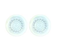 Capuchons de joystick pour manette Switch 2, coque à bascule texturée antidérapante en silicone pour un contrôle amélioré, protection de bâton analogique pour accessoires de jeu (transparent)