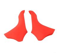 Capuchons de levier de frein de vélo en silicone pour ST-5600/5601/6600, poignées antidérapantes pour la sécurité du vélo (rouge)
