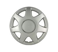 capuchons de moyeu Florida 13 pouces ABS argent lot de 4