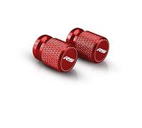 Capuchons de noyaux de soupapes pour Motos pour Apri@&lia RS660 / RS457 Valve De Pneu De Moto Capuchon De Valve Capuchon Étanche(A-Red-RS)