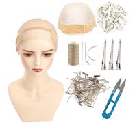 Capuchons de perruque beige de perruque de perruque en dentelle HD 13x4 pour femmes Gardez la perruque en place transparente Caps de perruque ava