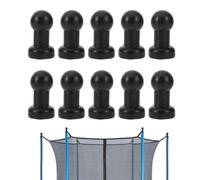 Capuchons De Poteau De Filet De Trampoline 10 Pièces De Rechange Noires