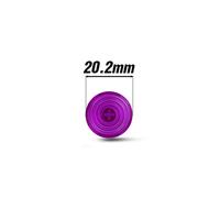 Capuchons De Pour Anciers D'arcade,Capuchons De Boutons Hitbox,Capuchons De Boutons Mécaniques,Capuchons Pour Commutateurs Kailh,None,Ttc,9 Couleurs - Type Tra Purple-20.2mm-18pcs