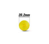 Capuchons De Pour Anciers D'arcade,Capuchons De Boutons Hitbox,Capuchons De Boutons Mécaniques,Capuchons Pour Commutateurs Kailh,None,Ttc,9 Couleurs - Type Tra Yellow-20.2mm-18pcs