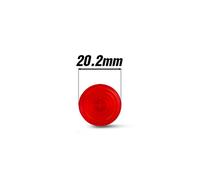 Capuchons De Pour Anciers D'arcade,Capuchons De Boutons Hitbox,Capuchons De Boutons Mécaniques,Capuchons Pour Commutateurs Kailh,None,Ttc,9 Couleurs - Type Tra Red-20.2mm-18pcs