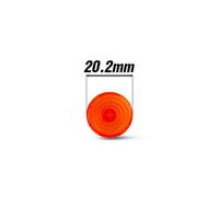 Capuchons De Pour Anciers D'arcade,Capuchons De Boutons Hitbox,Capuchons De Boutons Mécaniques,Capuchons Pour Commutateurs Kailh,None,Ttc,9 Couleurs - Type Tra Orange-20.2mm-12pcs