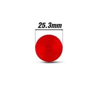 Capuchons De Pour Anciers D'arcade,Capuchons De Boutons Hitbox,Capuchons De Boutons Mécaniques,Capuchons Pour Commutateurs Kailh,None,Ttc,9 Couleurs - Type Tra Red-25.3mm-18pcs
