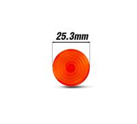 Capuchons De Pour Anciers D'arcade,Capuchons De Boutons Hitbox,Capuchons De Boutons Mécaniques,Capuchons Pour Commutateurs Kailh,None,Ttc,9 Couleurs - Type Tra Orange-25.3mm-18pcs