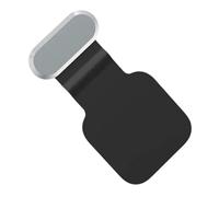 Capuchons de prise de charge USB C anti-poussiere pour smartphone, legers, pour les amateurs de plein air et les professionnels, en alliage de titane bleu