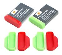 Capuchons de protection de batterie pour batterie Canon NB-13L NB13L, indicateur de niveau, batterie de rechange, résistant à la poussière (pour NB-13L)