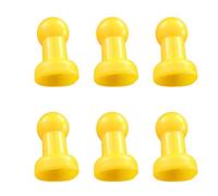 Capuchons De Protection De Trampoline Enfant Pôle Caps Top Net Crochet Boîtier G Pole Shaped Trampoline Capot Supérieur En Fibre De Verre Pour Anneaux Métalliques De Sécurité Jaune Caps Net Embouts