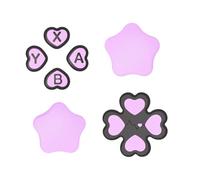 Capuchons de protection en silicone antidérapants pour manettes et boutons - Respirant - Entretien facile - Convient pour les poignées de pouce de jeu NSW2