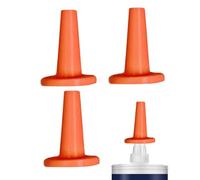Capuchons de protection pour embouts de cartouches d'étanchéité, 3 bouchons de protection anti-goutte - cache-buses pour pistolets pour scellant - pour débutants et professionnels, adapté à une