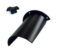 Capuchons de protection pour tuyau de poêle - Impression | Protection contre la pluie pour conduit de chaudière en extérieur, terrasse, jardin, chalet, poêle de cheminée, poêle, maison, 1 pièce