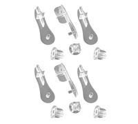 Capuchons de rail inférieurs durables avec bouchons à boutons pour un revêtement facile de fenêtre