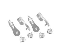 Capuchons de rail inférieurs durables avec bouchons à boutons pour un revêtement facile de fenêtre