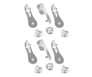 Capuchons de rail inférieurs durables avec bouchons à boutons pour un revêtement facile de fenêtre
