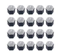 Capuchons de rechange universels pour valves de pneus | Lot de 4 bouchons décoratifs universels standard à vis résistants à l'oxydation