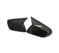 Capuchons de rétroviseur pour Mustang 2015-2022 GT350 GT550 - Capuchon de rétroviseur extérieur - Garniture autocollante (carbone avec lumière)