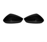 Capuchons de rétroviseurs chromés pour Mazda pour cx-30 2020-2023 Lot de 2 coques de rétroviseur extérieur chromé gauche pour droite Noir Plastique ABS