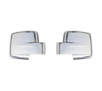 Capuchons de rétroviseurs en ABS chromé pour poignées de portières - Pour Dodge Nitro et Jeep Liberty 2007-2012 (fibre de carbone 2) (Chrome 1)