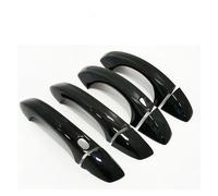 Capuchons de rétroviseurs extérieurs de rechange pour Seat pour Ibiza 2018-2021 - Garniture autocollante pour poignée de porte latérale de voiture (2 boutons, 2) (2 boutons, 2)