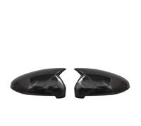 Capuchons de rétroviseurs latéraux noirs, 2 pièces, pour Audi S4 RS4 B9 S5 RS5 Sline 2016 - 2023 Quattro, couvercles de remplacement(Carbon fiber pattern)