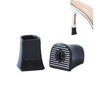 Capuchons de talon de rechange pour chaussures à talons hauts - Protection de talon antidérapante - Réduction du bruit - Embouts de talon pour chaussures à talons hauts