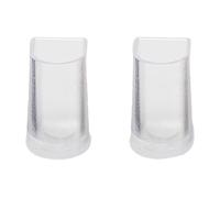 Capuchons de talon en TPU | Capuchons de talon multicolores de plusieurs tailles for femmes : et talons aiguilles Silence(L-transparent)
