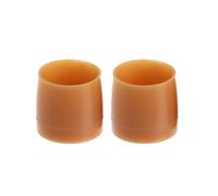 Capuchons de talon silencieux en TPU-PVC | Capuchons de talon silencieux multicolores de 6 à 14 mm for talons(Apricot L)