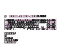 Capuchons De Touches 122 Touches Dye Sub PBT, Style Dessin Animé Mignon, Profil OEM, Commutateur MX Universel, Capuchons De Touches Personnalisés for Clavier Mécanique