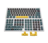 Capuchons de touches de clavier de jeu mécanique Filco Cherry Ducky, profil OEM Double injection, en PBT épais, vert Mars, à monter soi-même