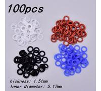 Capuchons de touches de clavier en Silicone, anneau torique, interrupteur, amortisseurs sonores, bague d'étanchéité de remplacement, 100 pièces