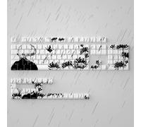 Capuchons de touches de clavier Kaneki Ken, 130 touches, thème Tokyo Ghoul, Cool, profil Cherry PBT, pour clavier mécanique Cherry MX 61 63 64 68 87 104 for 87