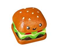 Capuchons de touches de clavier mécaniques, décor en résine sur le thème du hamburger, ensemble de touches de jeu amusant pour la personnalisation de la frappe, accessoires ergonomiques pour PC, style