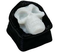 Capuchons De Touches De Clavier Mécaniques en Résine, Motif Tête De Mort, pour Halloween, À Axe Croisé, pour Claviers D'ordinateur DIY, 1 Pièce