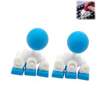 Capuchons de touches de joystick de clavier imprimés en 3D, accessoire de jeu rétro, module de liaison personnalisé à 4 touches, ensemble de fixation de boutons analogiques fantaisie DIY (2pcsB)