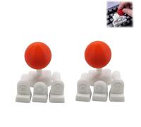 Capuchons de touches de joystick de clavier imprimés en 3D, accessoire de jeu rétro, module de liaison personnalisé à 4 touches, ensemble de fixation de boutons analogiques fantaisie DIY (2pcsA)