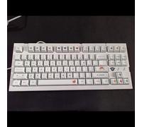 Capuchons de touches en PBT à motif coloré personnalisé, 134 touches, procédé de Double injection de teinture, profil Cherry, pour clavier mécanique