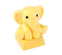 Capuchons de touches en résine 3D amusants de dessins animés d'éléphant pour clavier mécanique durable 1 pièce